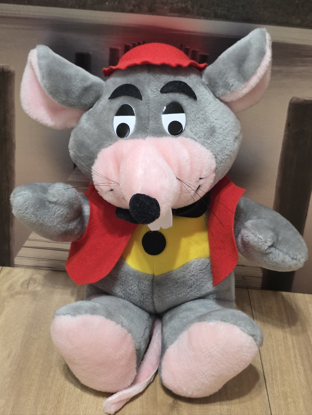 Chuck E. Cheese Showbiz Pizza Stuffed Animal Plush Vintage 1988